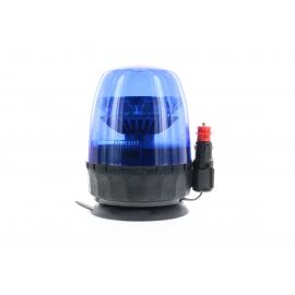 Girofaro LED magnetico 1 ventosa, CAVO AVVOLGIBILE, lampeggiante blu